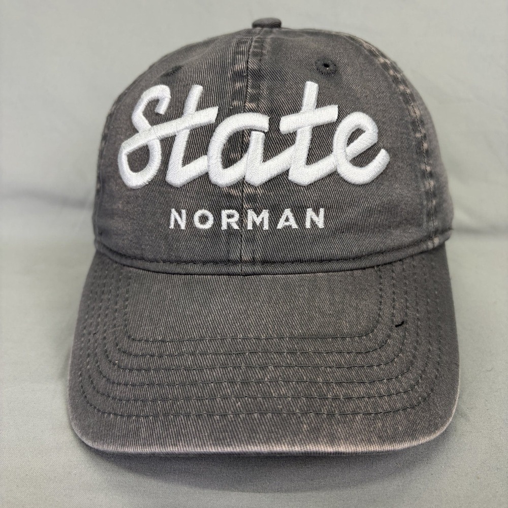 Ahead Headgear State Norman Hat Unisex OSFM Gray Snapback Baseball Cap